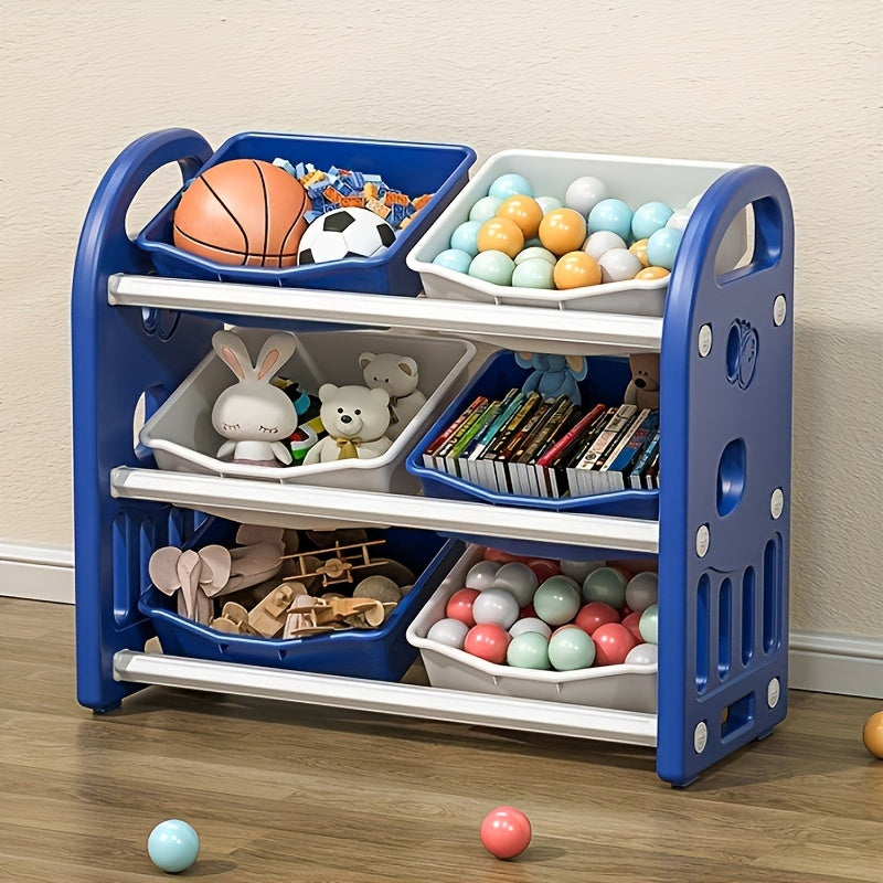 Estantería de almacenamiento para el hogar de plástico con 6 cajas apilables para ropa, juguetes y libros

Source:
Plastic Home Storage Rack with 6 Stackable Boxes for Clothes Toys and Books