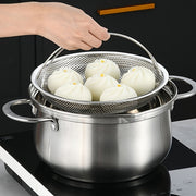 Stainless Steel Kitchen Steamer Basket Multi-Functional for Rice Vegetables Dumplings