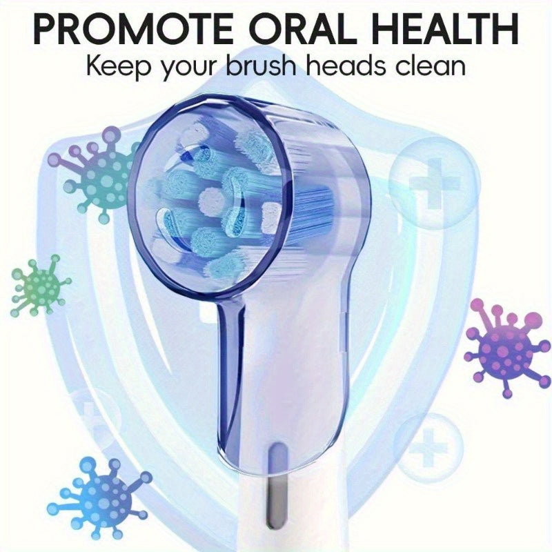 4Pcs Toothbrush Dustproof Covers Caps Electric Toothbrush Head Protectors