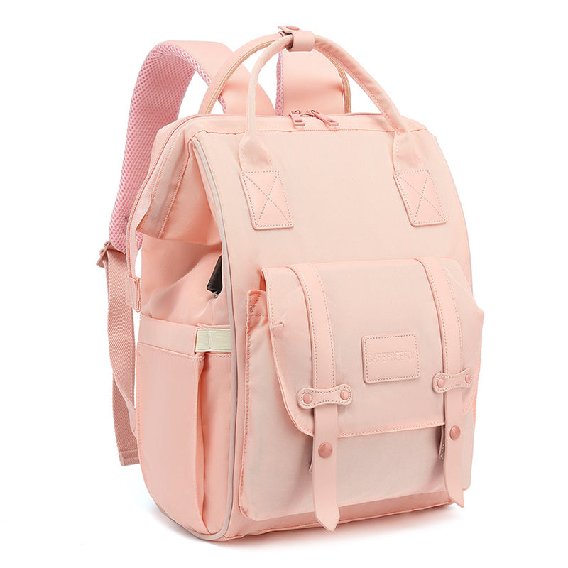 Mommy Backpack Diaper Bag with Spacious Storage and Stylish Design for Mothers