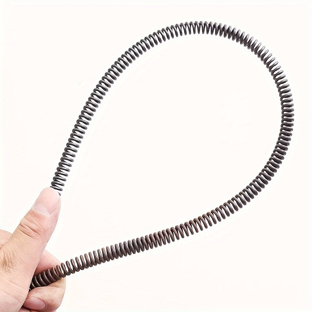 Extendable Electric Drain Auger for Clogs in Toilets and Drains Durable Metal Residential Commercial