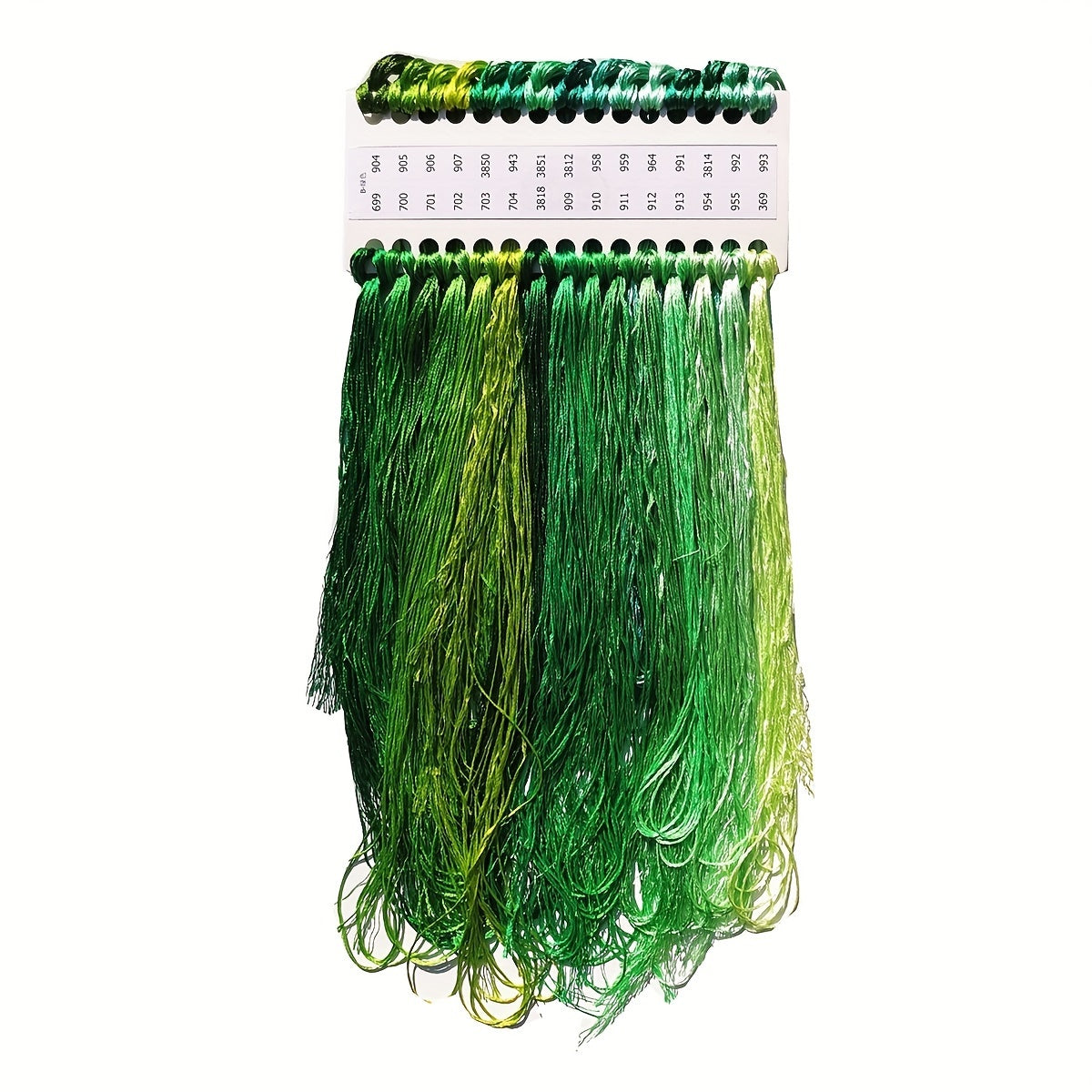 30-rangli polyester ipak ipi to'plami, xochbo'yash uchun o'z-o'zini tikish, igna ishlari