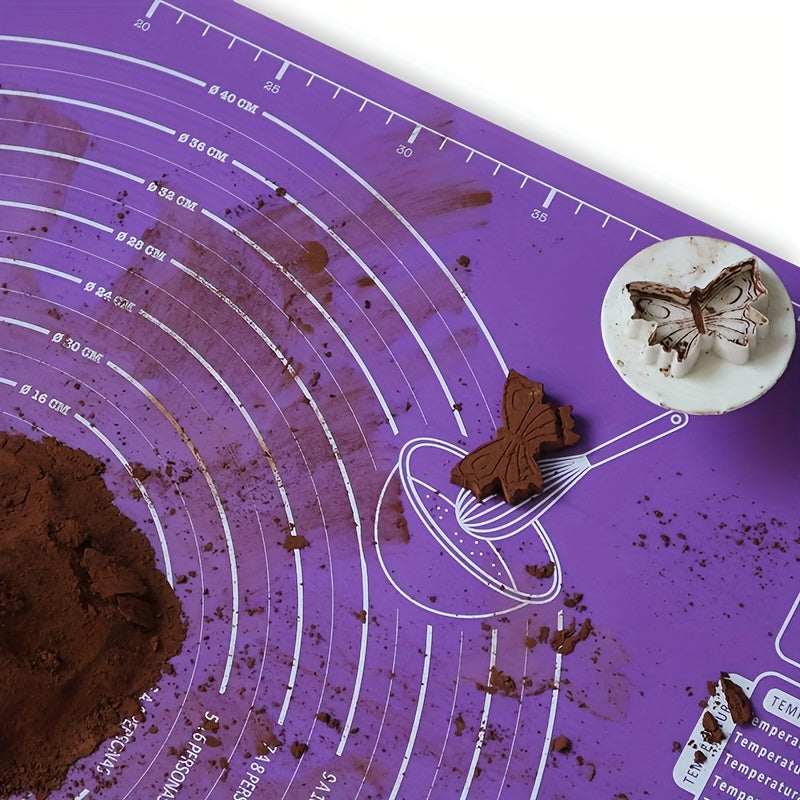 Baking Mat with Measurements Non-Stick Rolling Pastry Dough Table Sheet