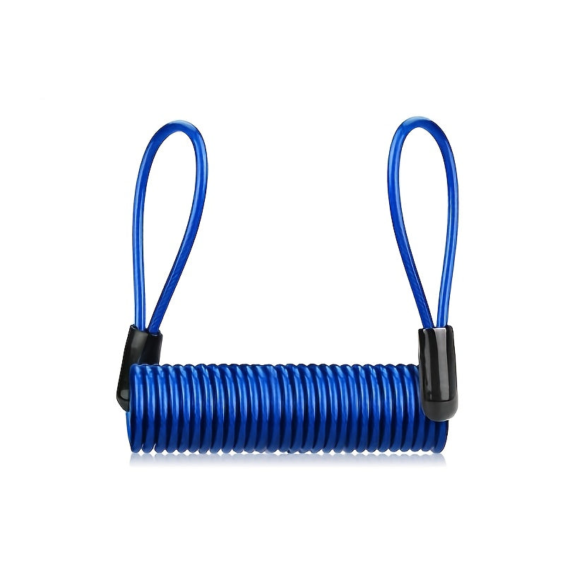 Motorcycle Disc Brake Lock Anti-Theft with Reminder Rope