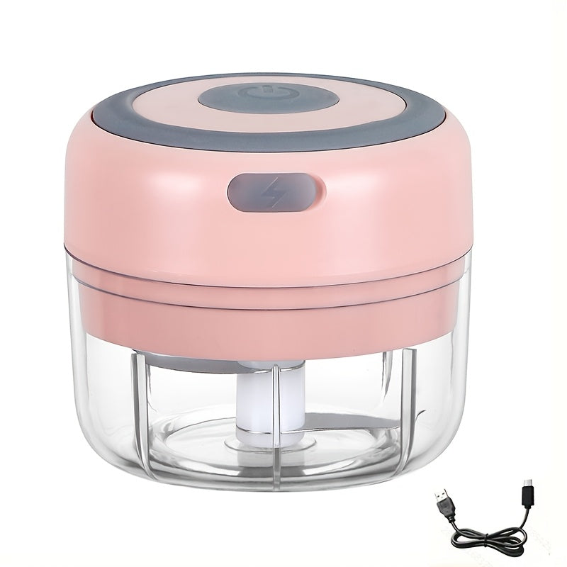 Electric food chopper garlic crusher meat grinder kitchen prep portable camping