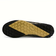 Men's High Top Turf Football Boots Outdoor Anti-Skid Breathable Lace-Up Soccer Cleats