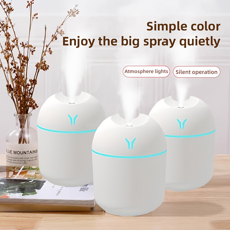 USB-Powered Spherical Cool Mist Humidifier and Aroma Diffuser with Night Light for Bedroom Home Car Plants