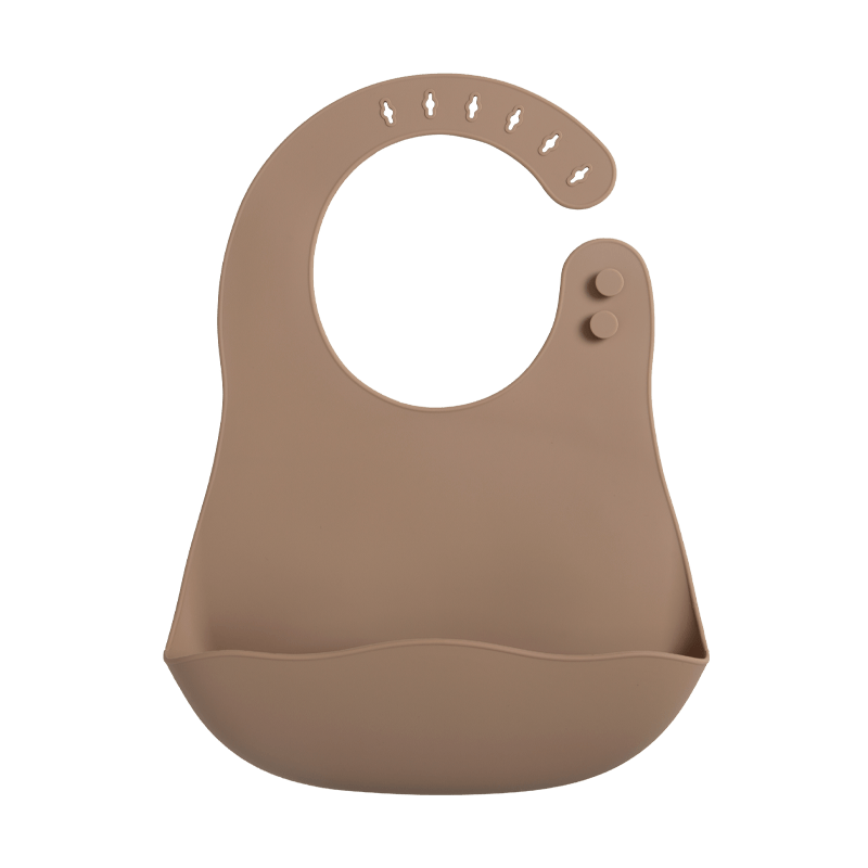 Adjustable Waterproof Baby Bibs for Infants Soft Silicone with Pocket