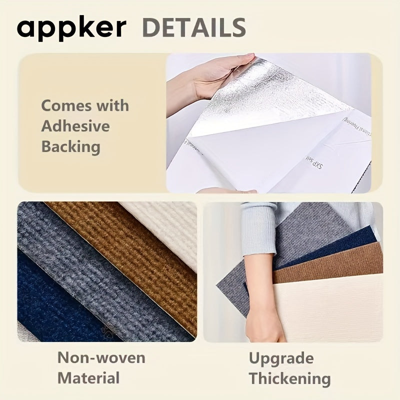 Self-Adhesive Cat Scratching Mat with Dual-Texture Polyester Sofa Protector