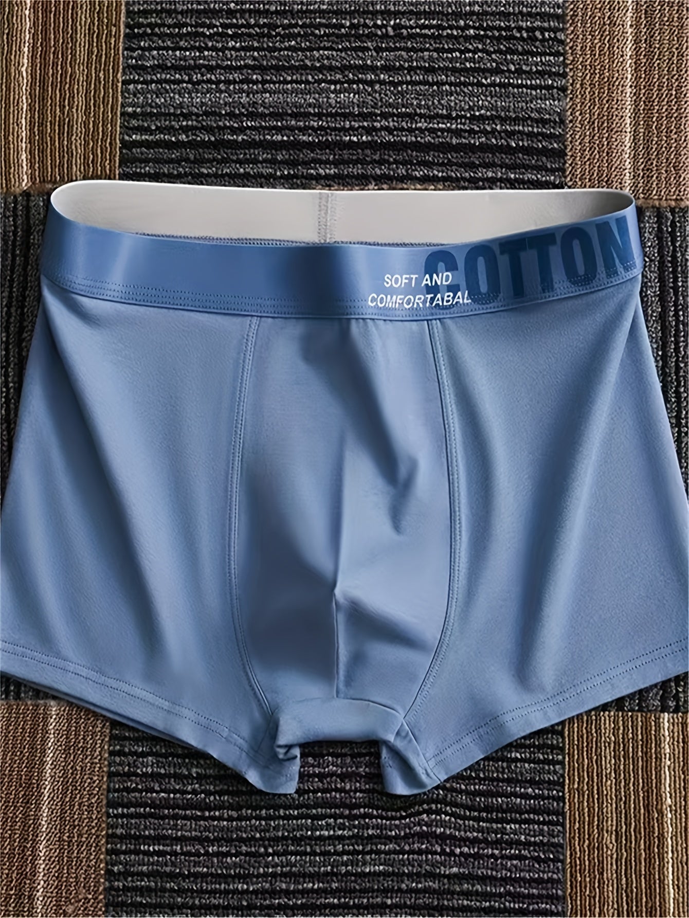 Men's Cotton Boxer Briefs 3-Pack Breathable Stretch Active Underwear