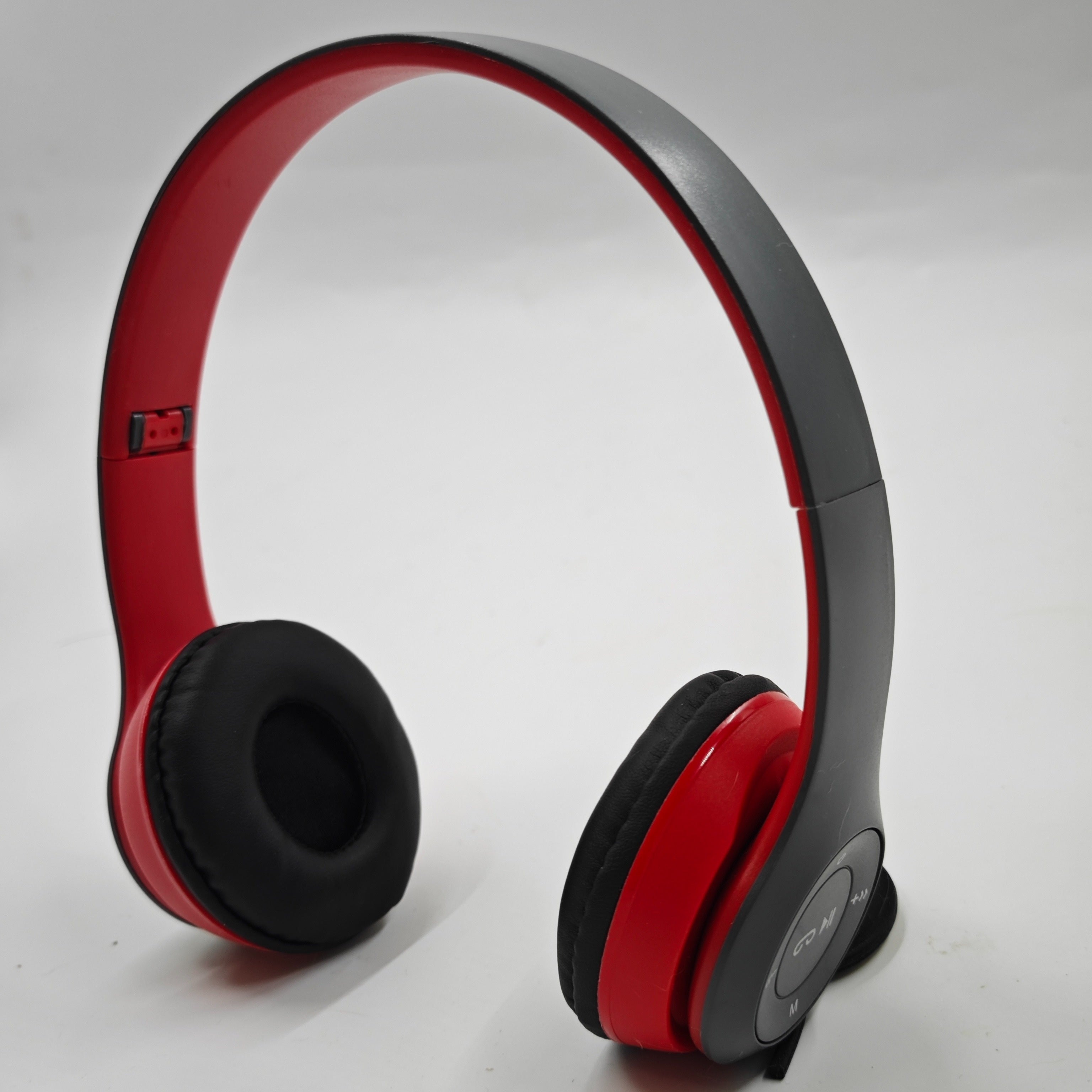 Over-Ear Wireless Headphones Black with Colorful Accents Padded Ear Cups Gaming Console Compatible