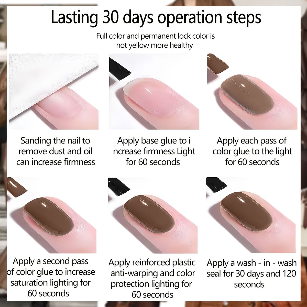 12 ta shisha gel lak uchun to'plam, kuz-qish, uzoq davom etadigan, yarim doimiy, shampanli, gipoallergik