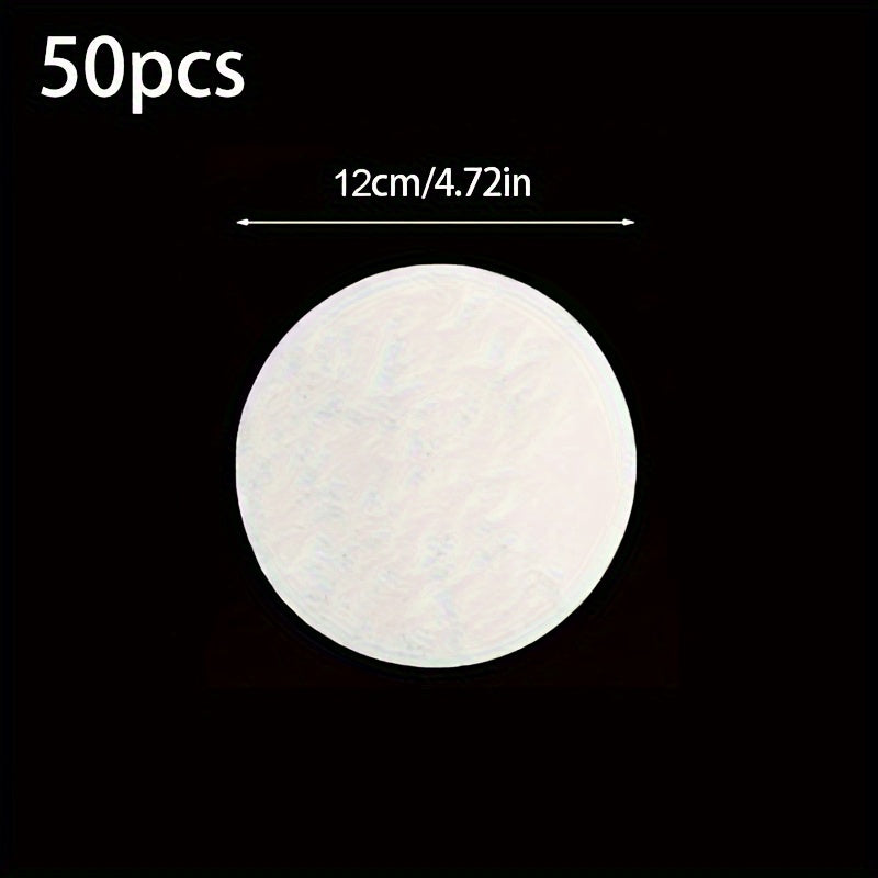 Uncoated Paper Cup Lids Pack of 50/100 Leakproof Seals for Coffee Beverages