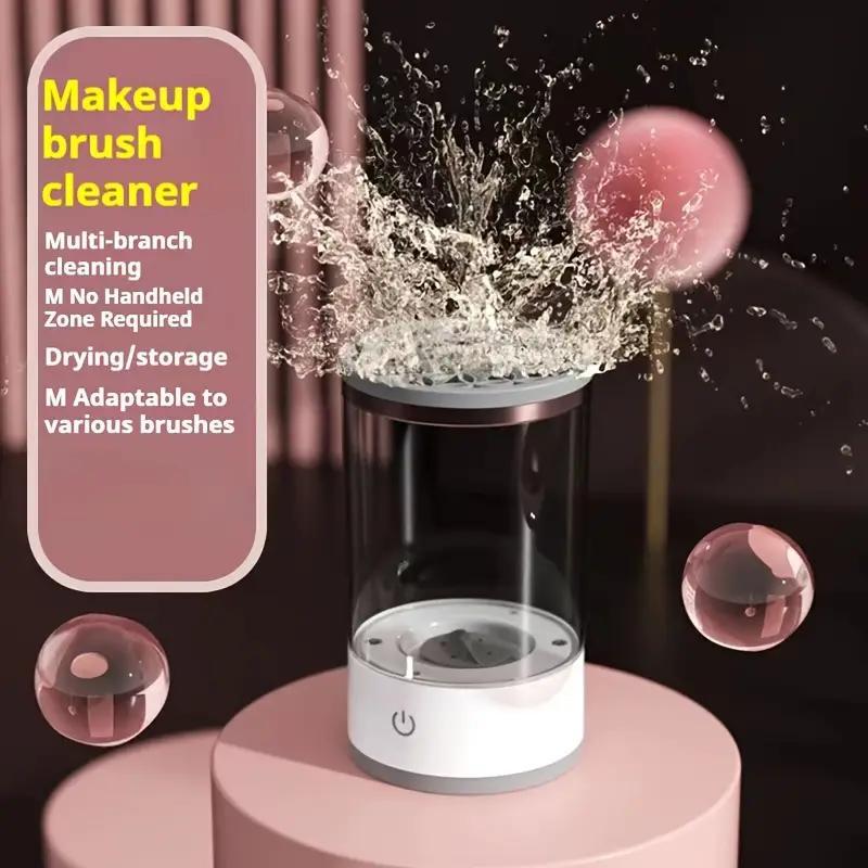 USB Powered Makeup Brush Cleaner Automatic Electric Cleaning Device Made of ABS Material