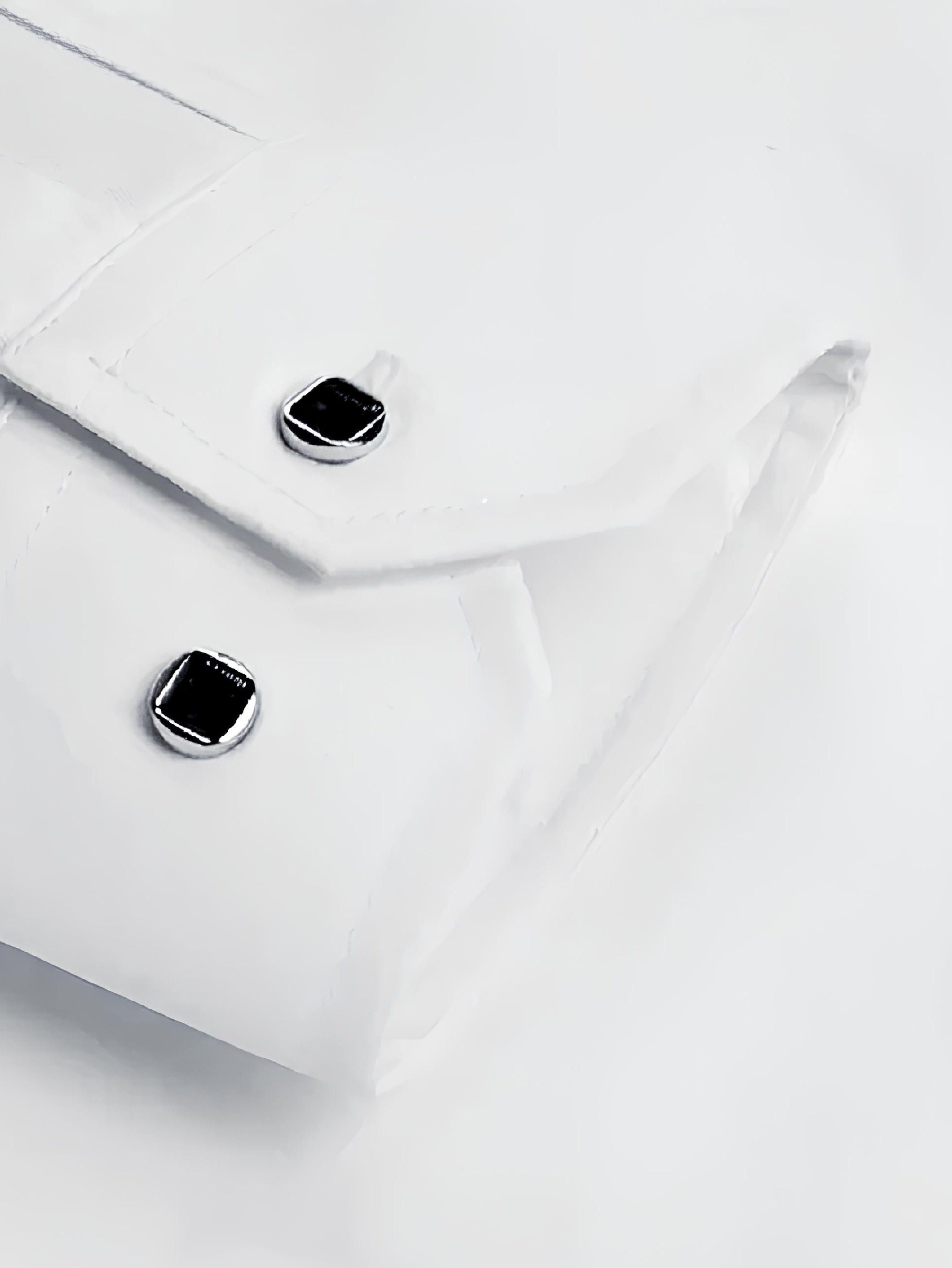 Men's Solid Color Dress Shirt 100% Polyester Regular Fit Lapel Collar All-Season