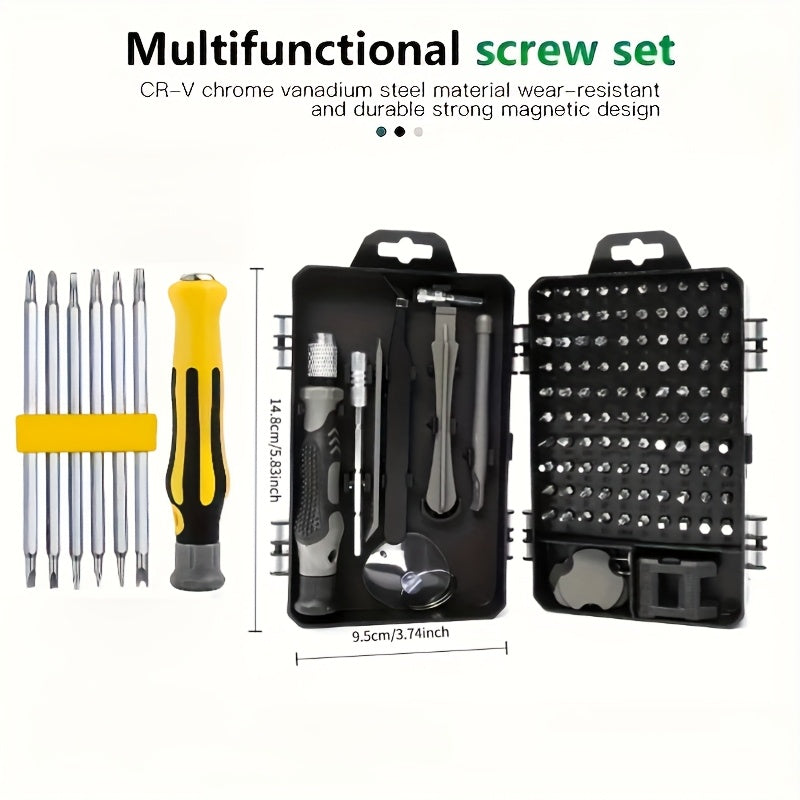 Precision Screwdriver Set 12-in-1 Carbon Steel Handy Repair Tool Kit