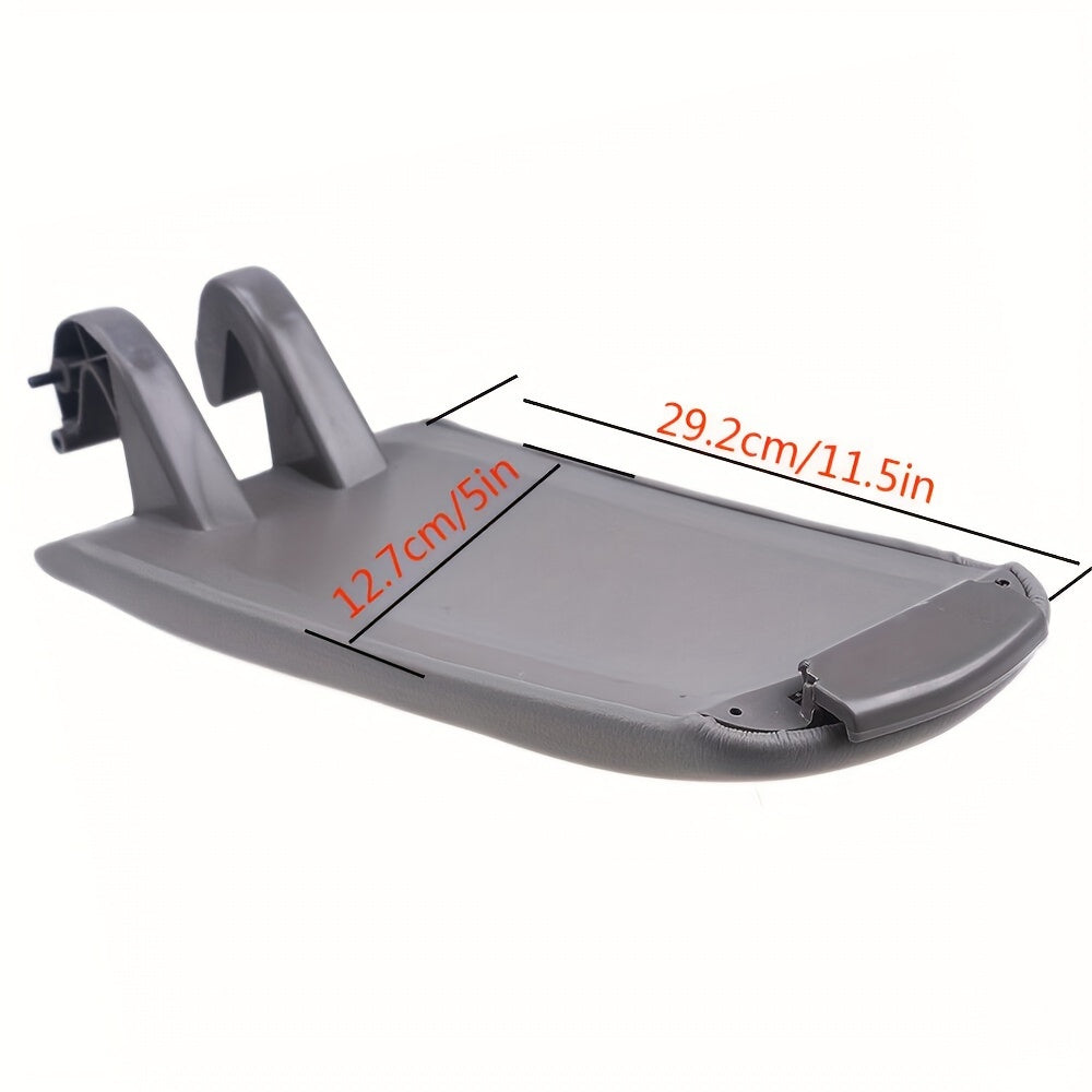 Premium Black PU Leather Armrest Cover for 2002-2008 A4 B6 B7