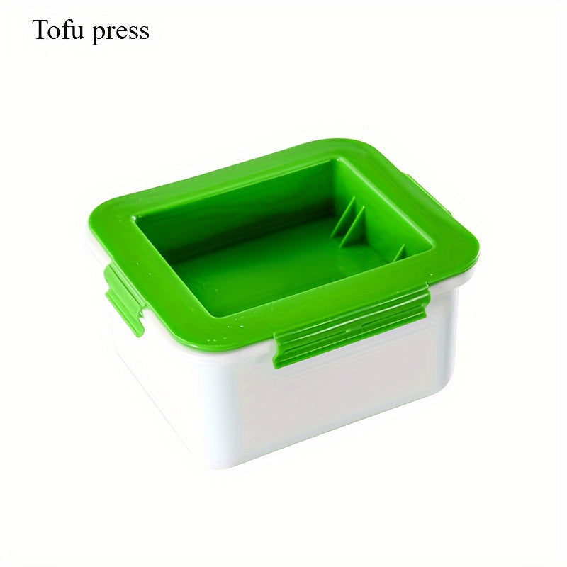 Set of 3 Tofu Pressers with Drainage Port, Food Grade PP, 3 Layers