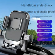 ABS Bicycle Phone Mount Anti-Shock 360° Rotation Quick Release GPS Compatible