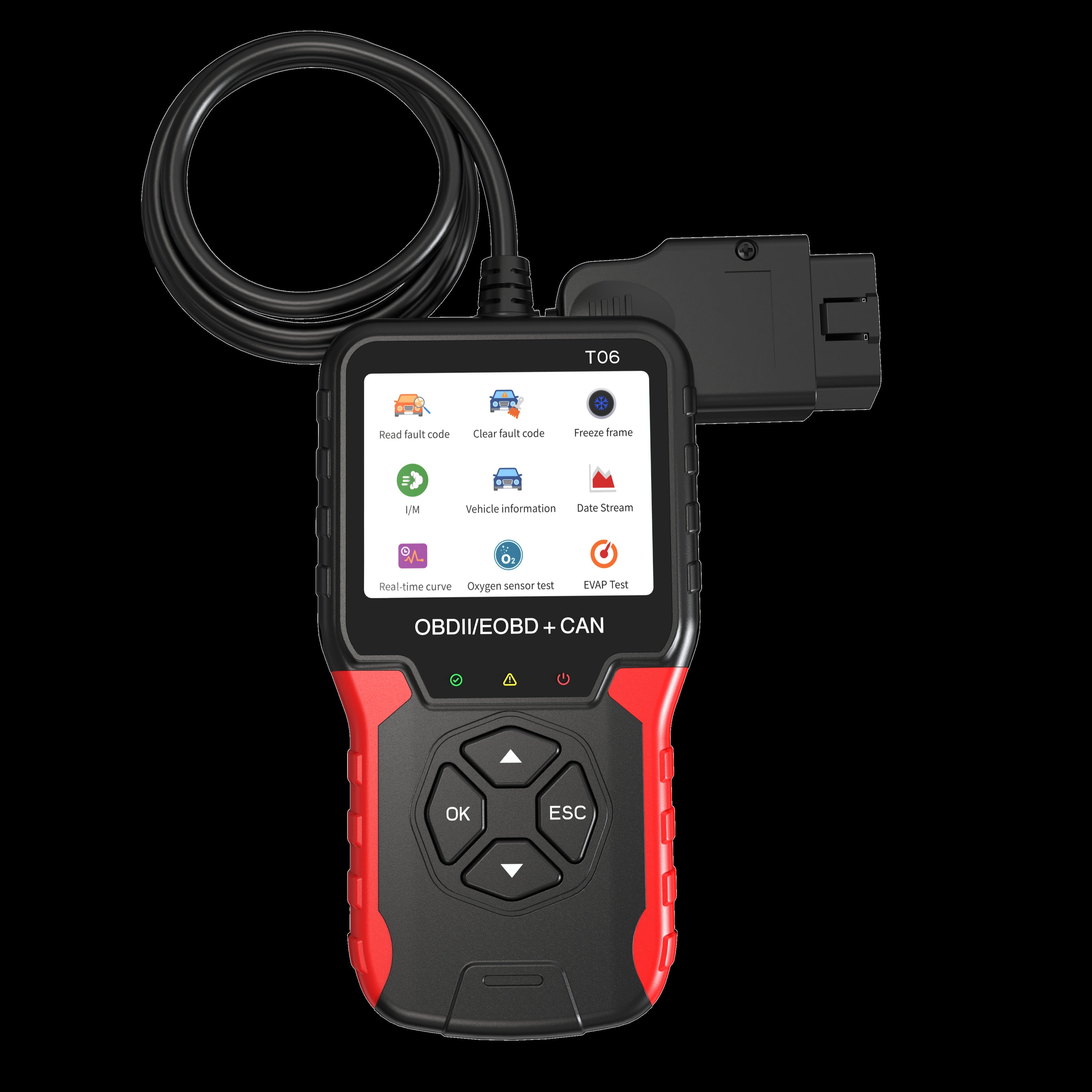 Herramienta de escáner de diagnóstico OBD2 CAN, lector de códigos de motor USB, función de reinicio para autos posteriores a 1996