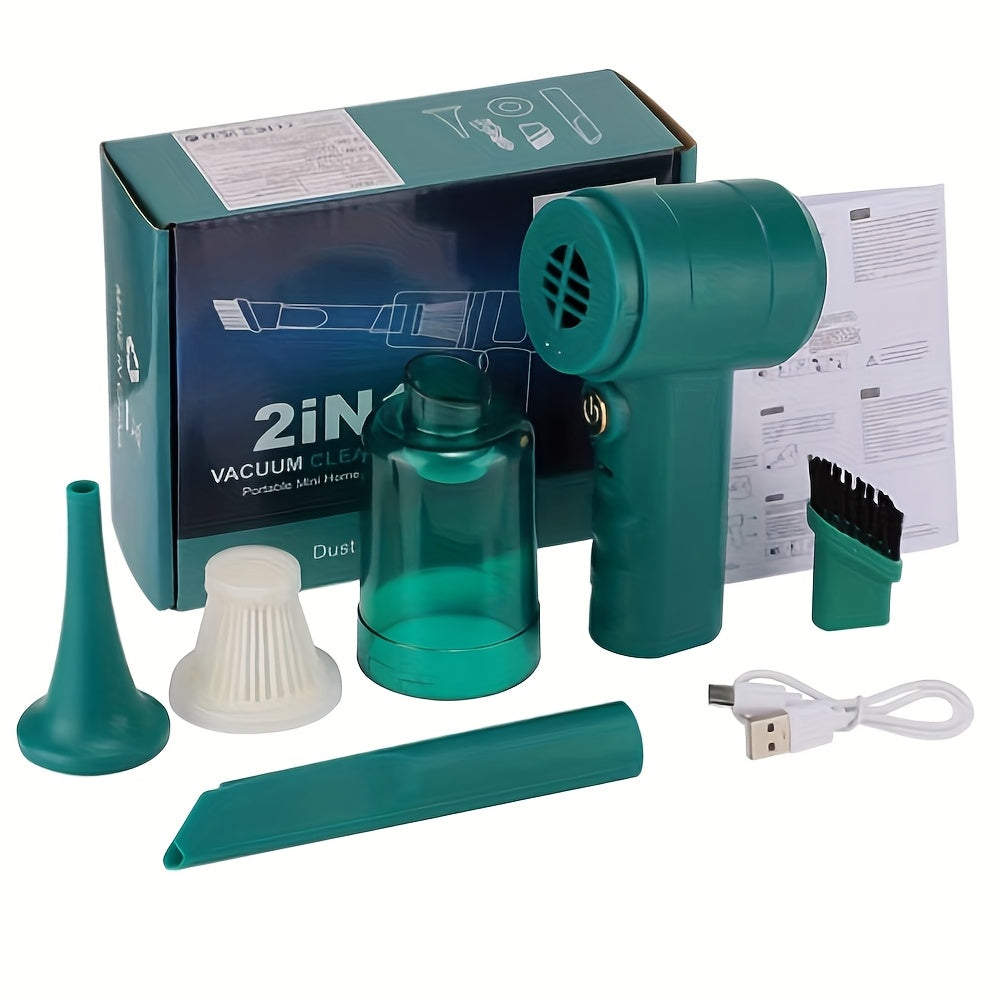 Wireless Portable Vacuum Cleaner with 3-in-1 Nozzle for Home Car Pet Grooming