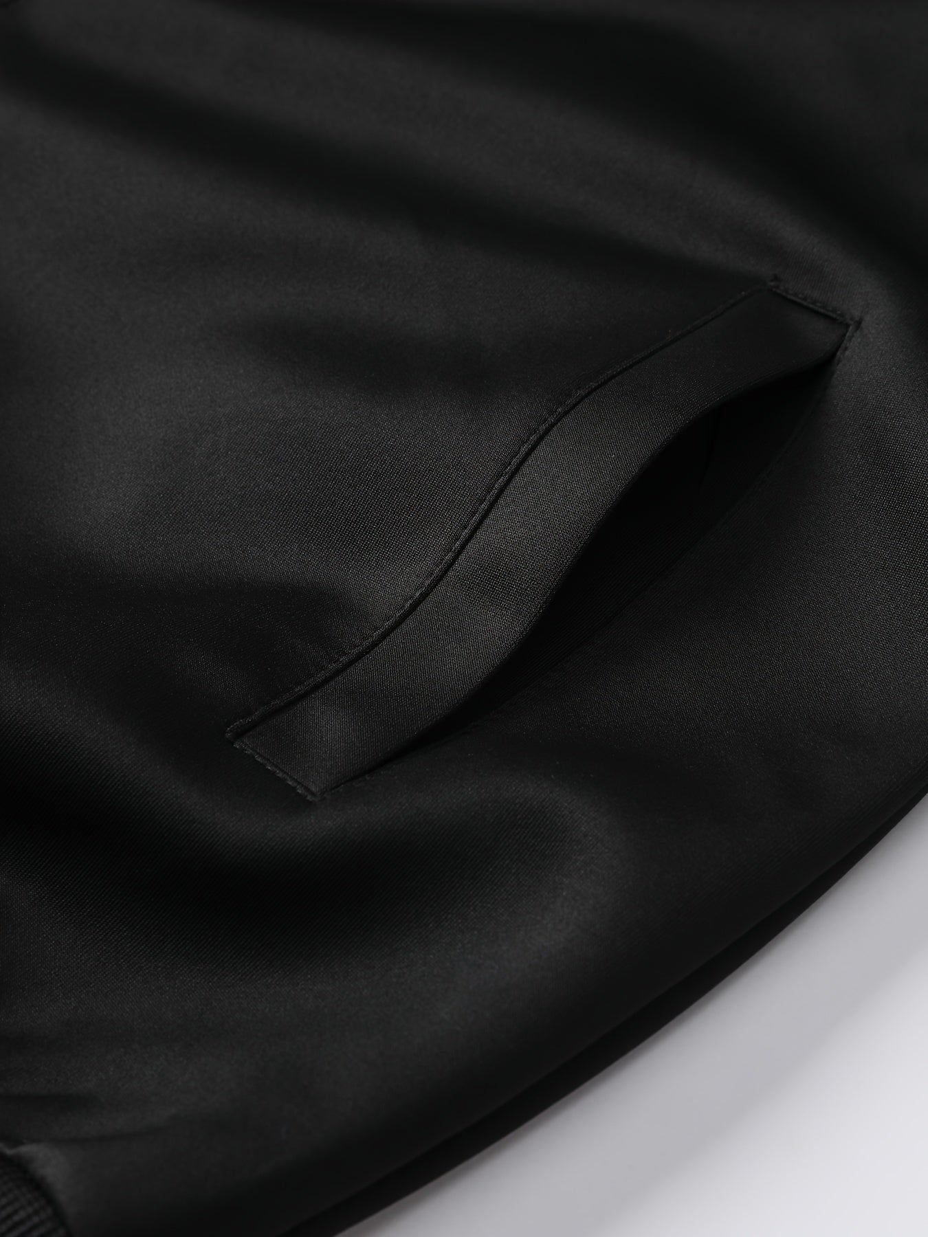 Men's Olive Green and Black Zip-Up Jacket and Sweatpants Set Polyester Casual Activewear