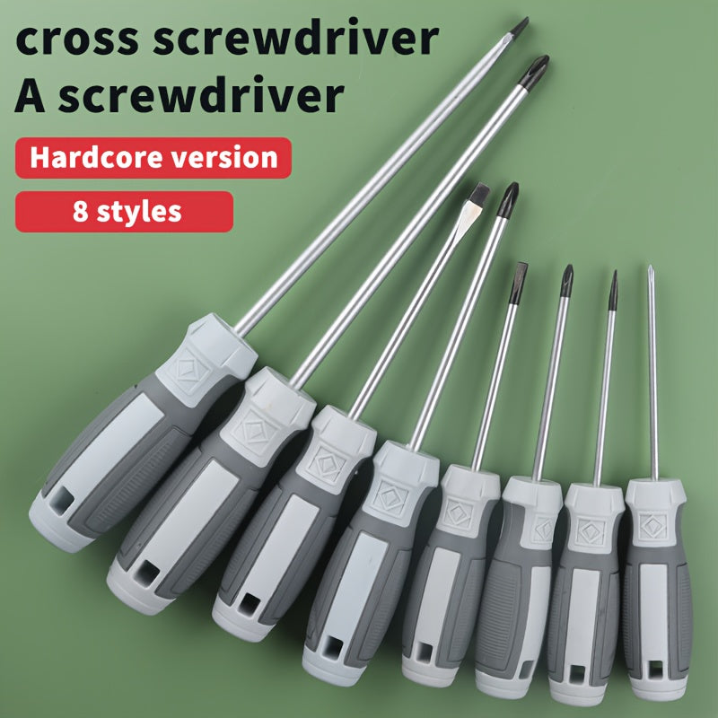 Industrial Grade Magnetic Screwdriver with Chrome Vanadium Handle High Strength Hardware