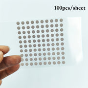 100 Self-Adhesive Conductive Silicone Tape Dots for Remote Controls and Consoles
