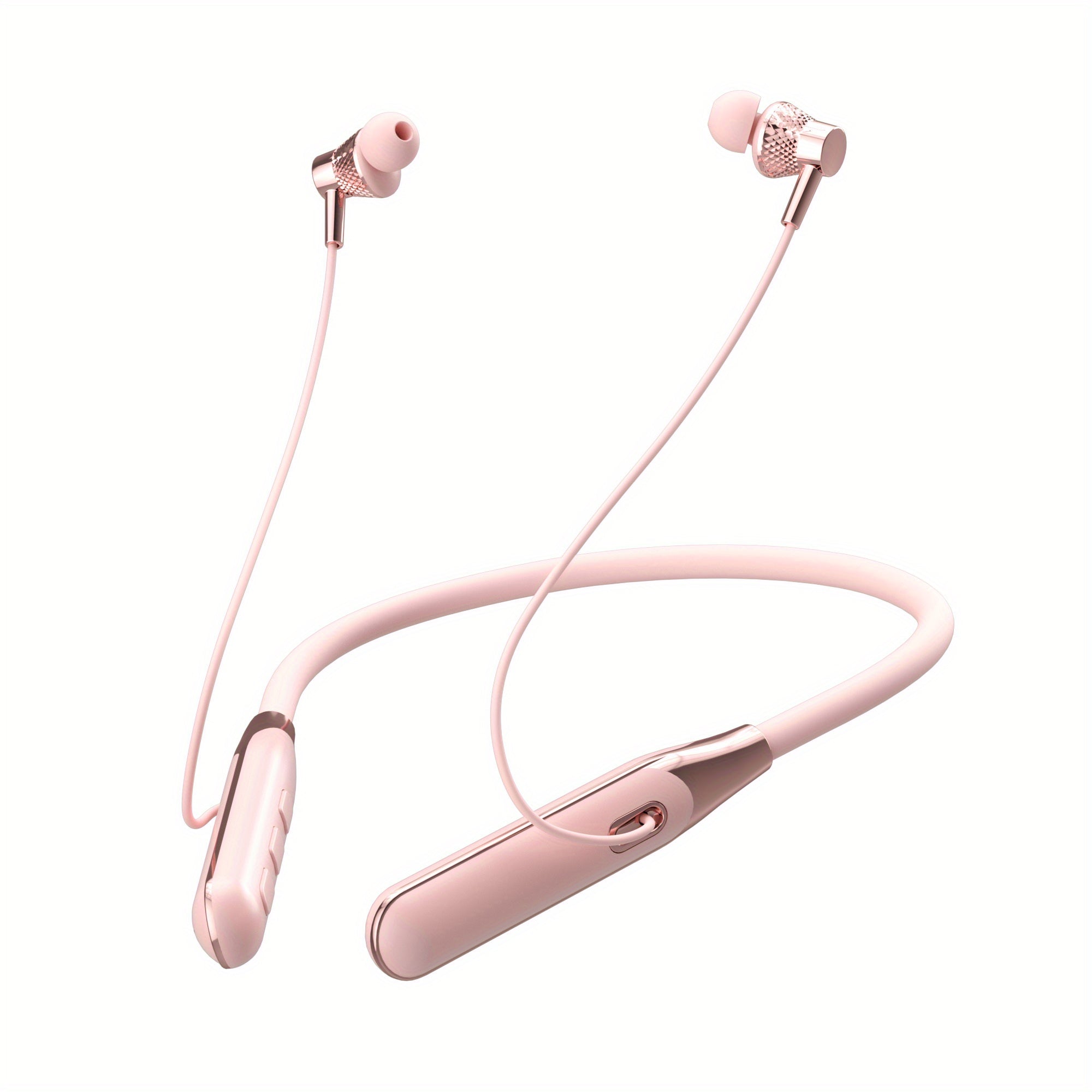 Элегантные черные беспроводные наушники для бега с кабелем, не запутывающимся, зарядка Type-C, 12 часов работы от батареи и регулируемая шейная дуга.