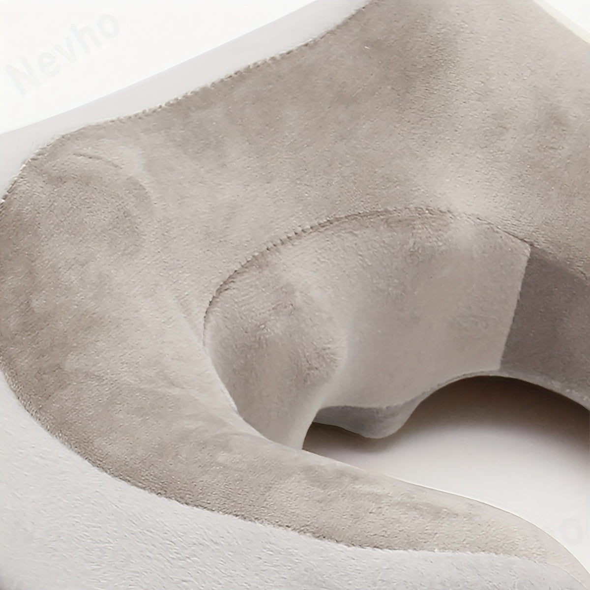 Travel Neck Pillow with Massage Function and Rechargeable Battery for Office and Travel