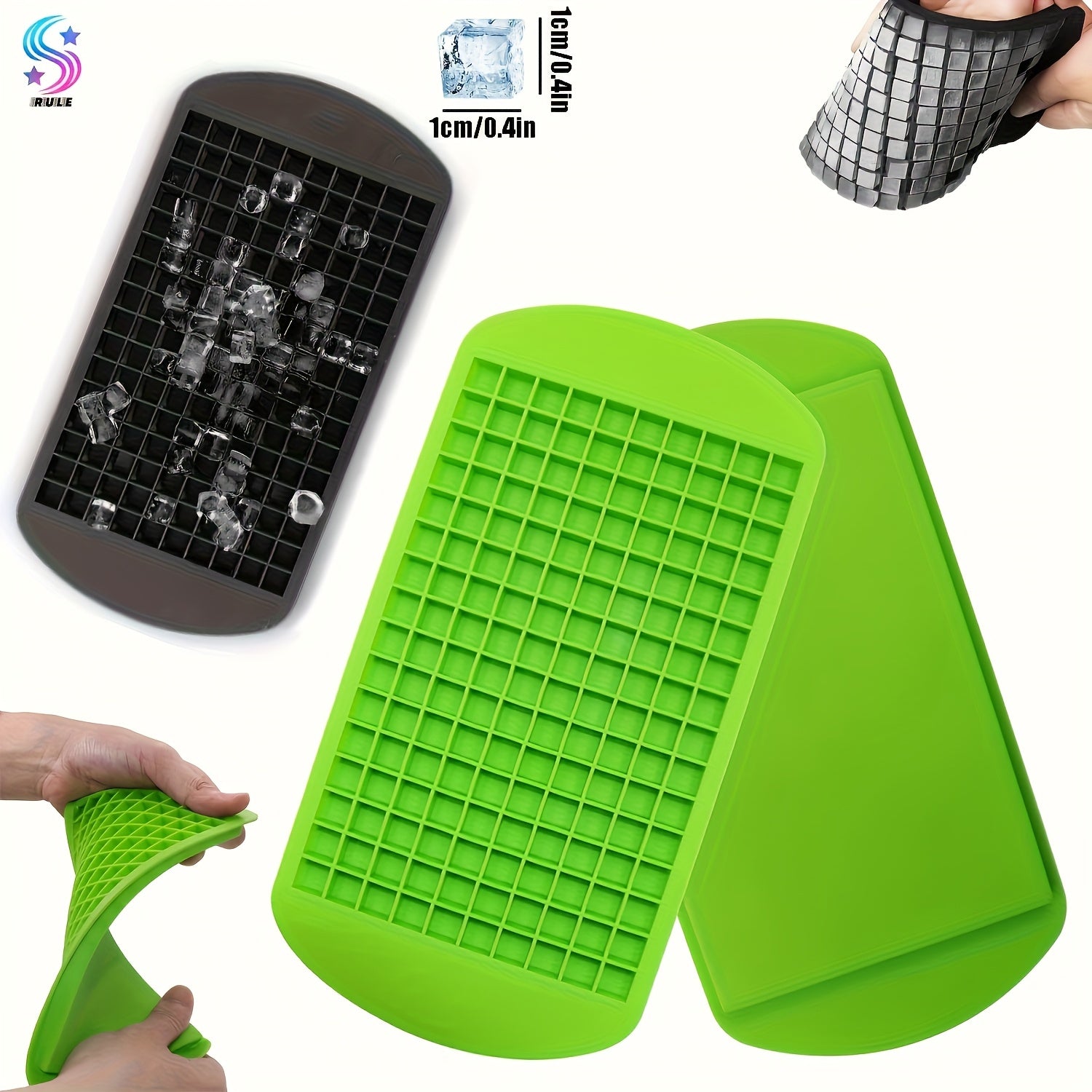Silicone muz kubi shakli, ichimliklar uchun mini muz shakllari, BPA bepul, 160 kub