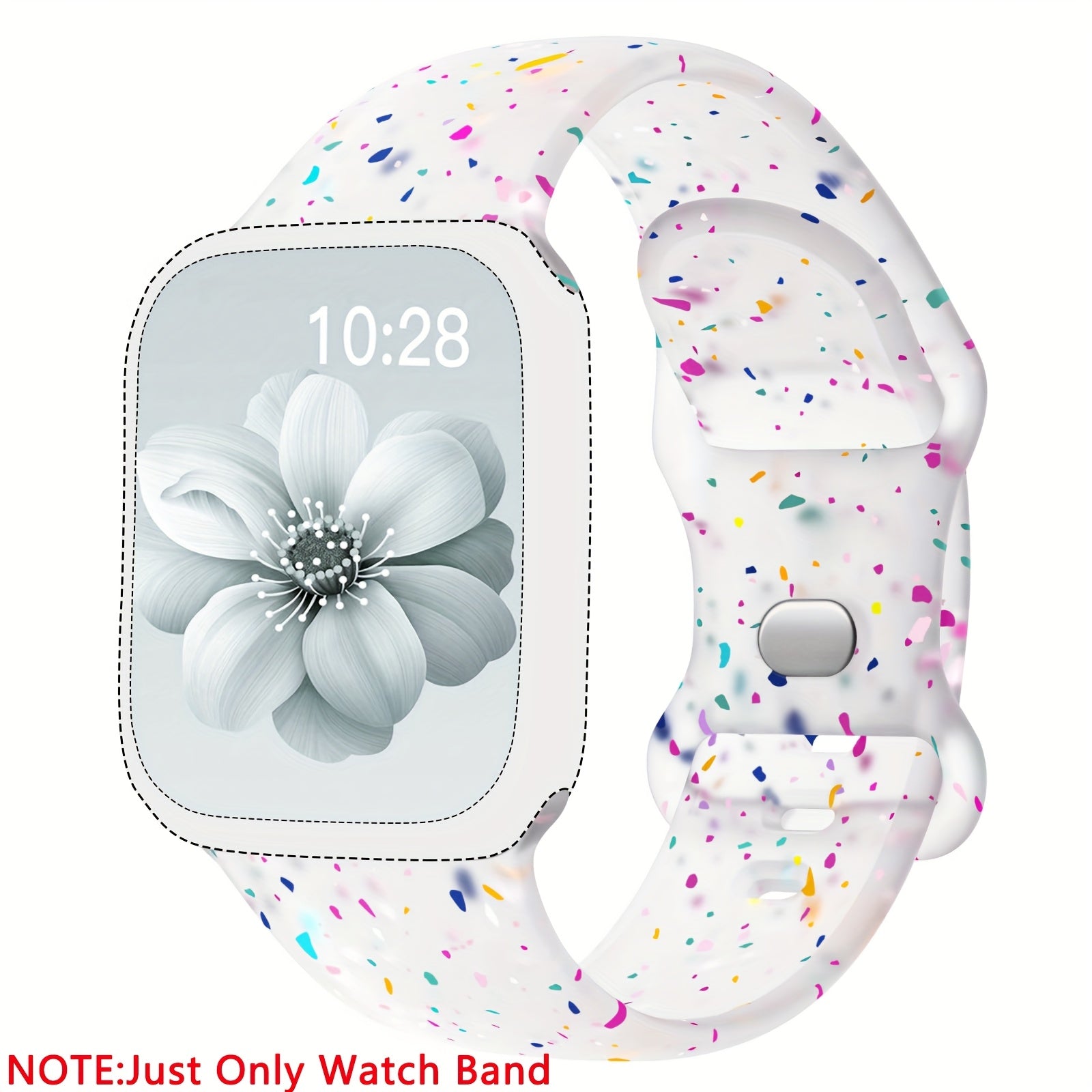 Silicone Smartwatch Bands for Men and Women Compatible with iWatch Series 1-10 38mm 40mm 41mm 42mm 44mm 45mm 46mm 49mm