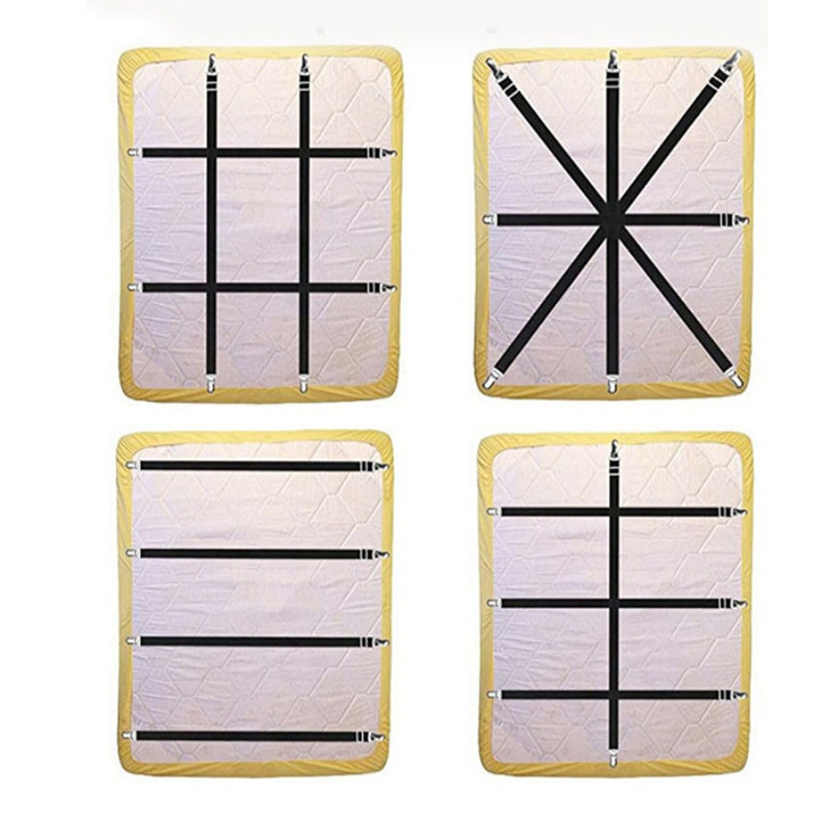 Set of 2 Adjustable Bed Sheet Clips for Deep Mattresses and Thick Bedding