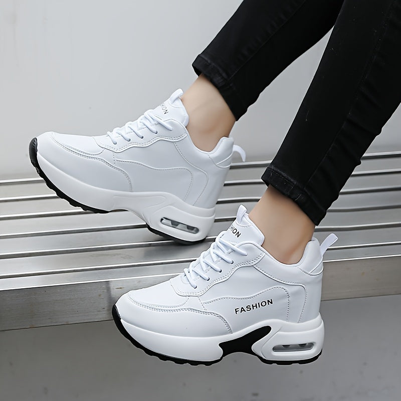 Women’s Fashion Sneakers Low Top Breathable Fabric Casual Running Shoes