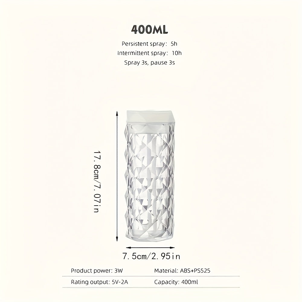 Ночник-увлажнитель воздуха и диффузор для спальни, офиса с LED-ночником