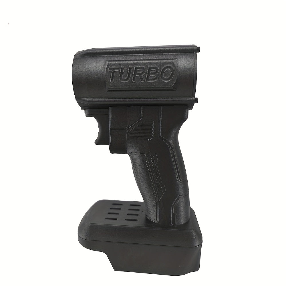 Soplador de aire portátil sin cable de 1300G, plástico ABS, alimentado por batería para tareas al aire libre