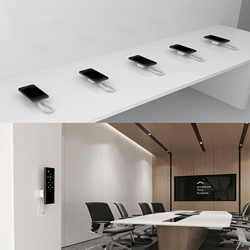 Магнитный анти-потерянный брелок-держатель с крюком для пультов TV и кондиционеров, белый пластик