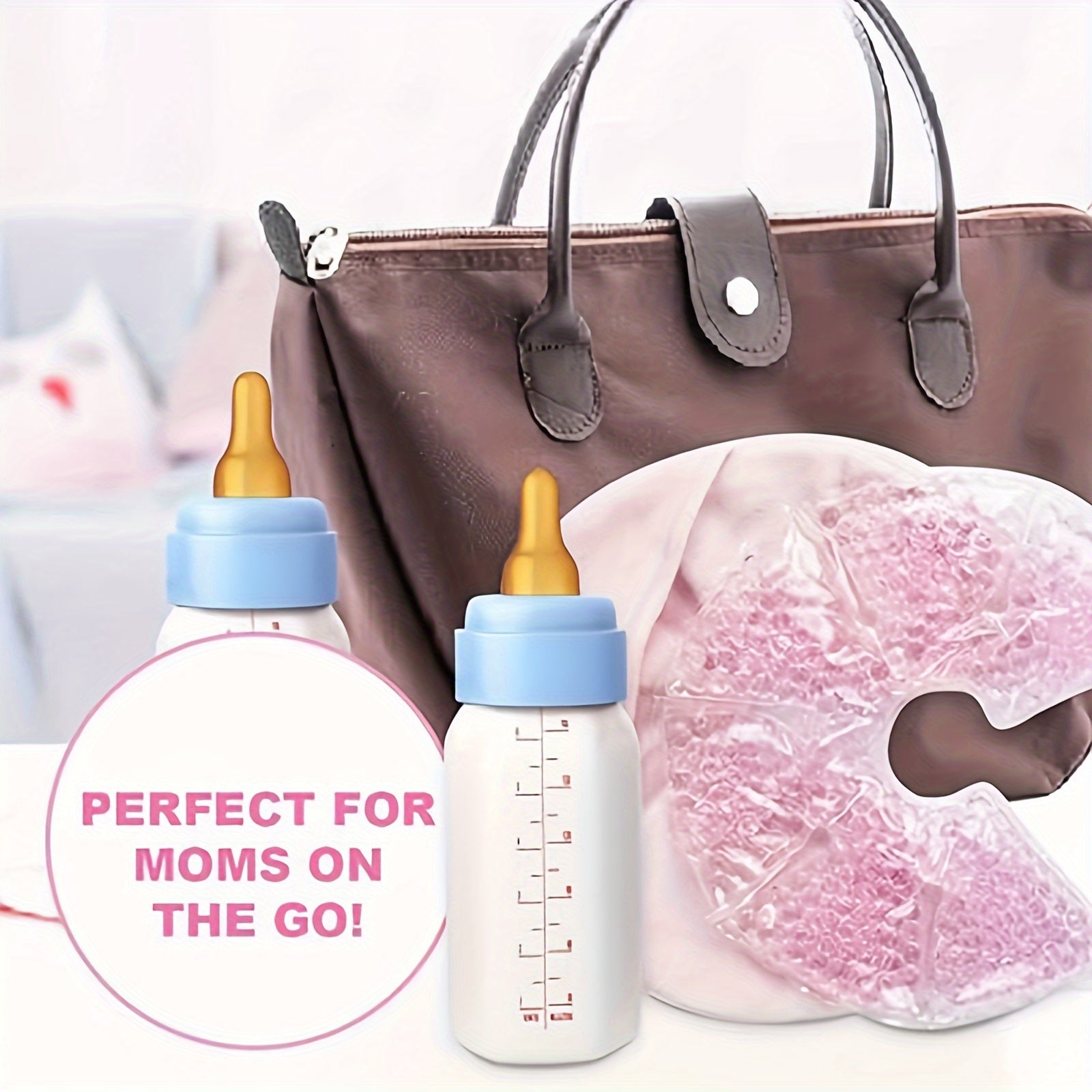 Набор универсальных гелевых пакетов с мягкими грудными шариками для горячего и холодного использования, для расслабления и стимуляции молока