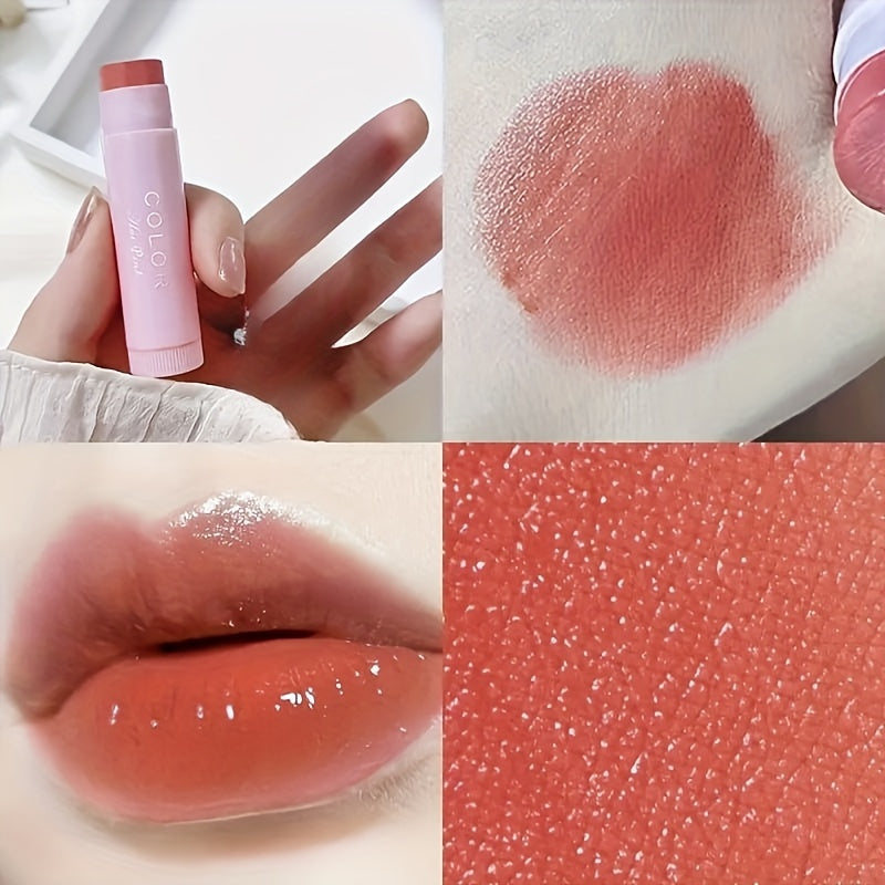 Bálsamo labial hidratante en barra para mujeres, calmante y prevención de grietas