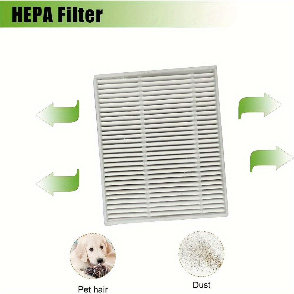 8-Piece Vacuum Cleaner Accessories Set Includes HEPA Filters Mop Pads Side Brushes