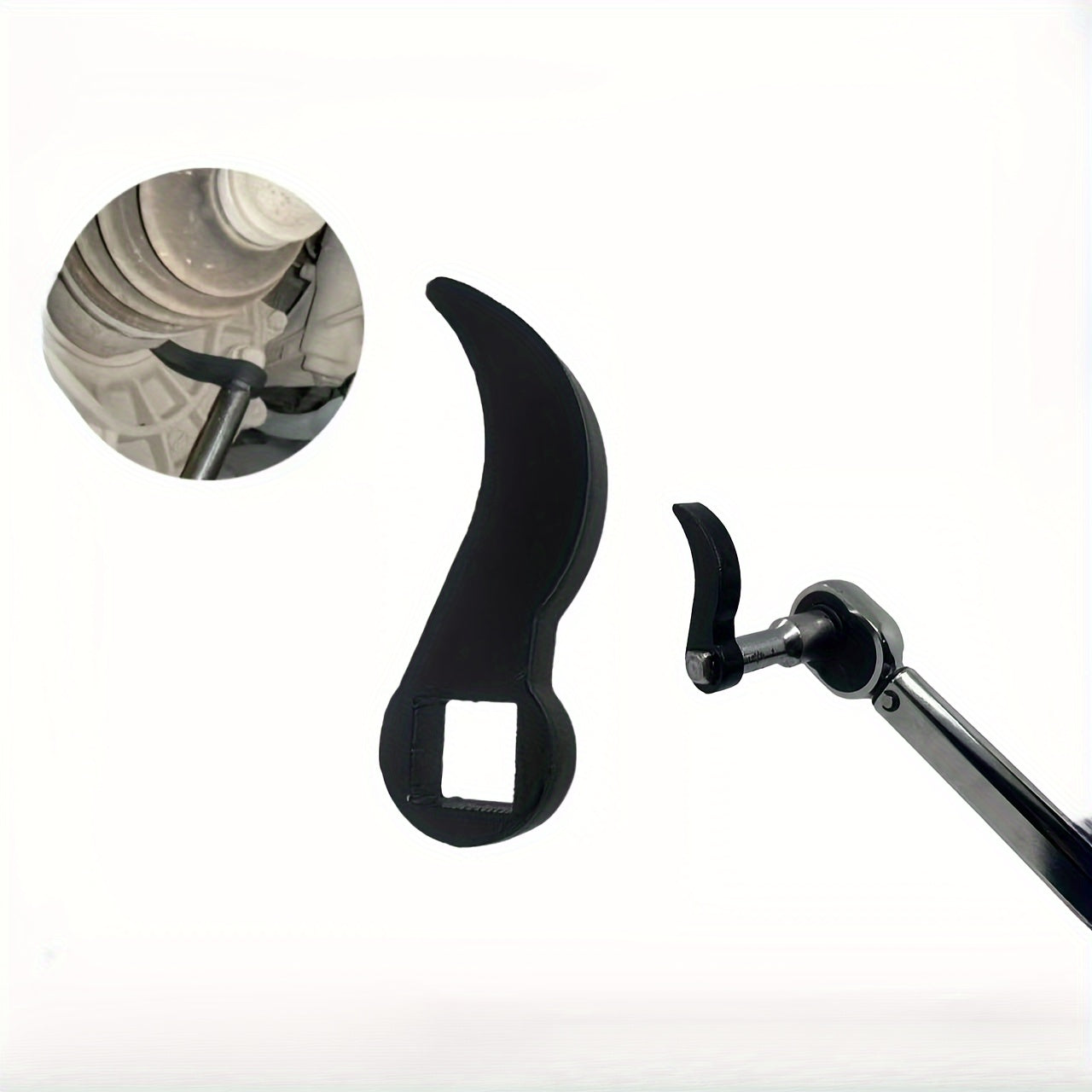 Компактный инструмент для снятия шарового шарнира полуоси автомобиля в стиле Horn для узких пространств