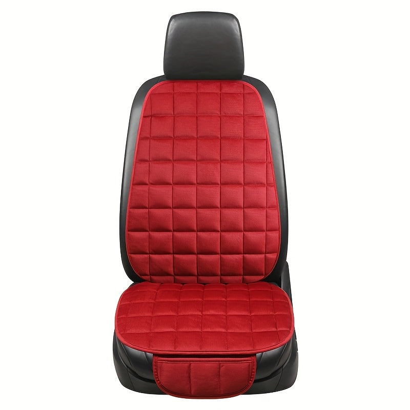 Car Seat Cushions Set for Autumn Winter Soft Plush Memory Foam