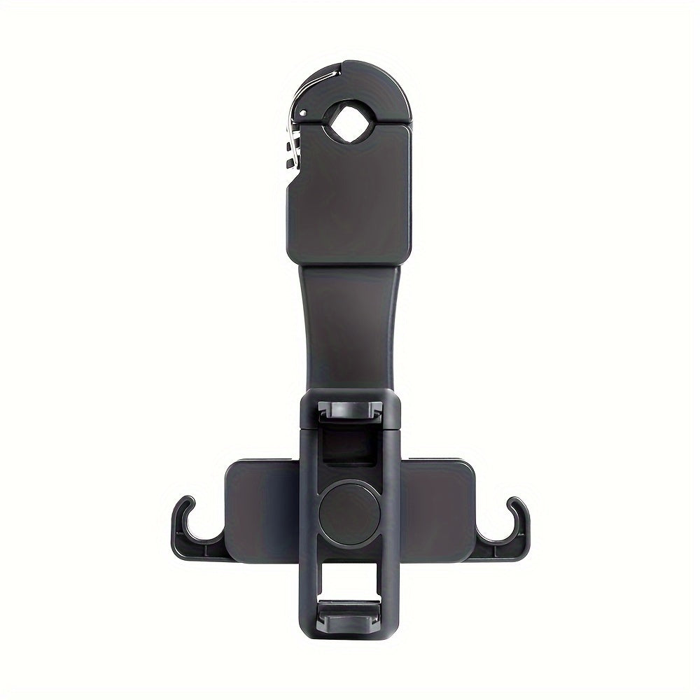 Universal Car Headrest Mount ABS Phone Holder 360° Rotation Adjustable