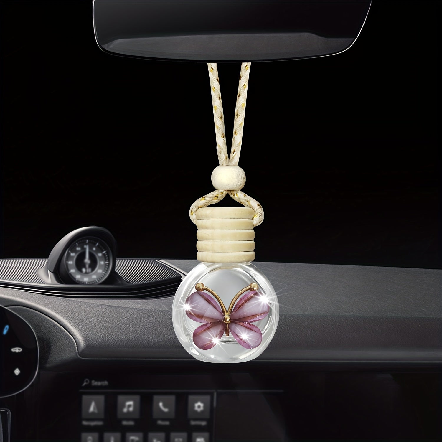 Avtomobil havo tozalovchi shisha diffuser qayta ishlatiladigan to'ldirish shishasi transport vositasi ichki qismi uchun