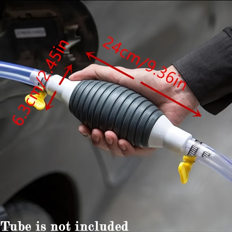 Ручной комплект насосов для перекачки топлива 3 шт. из прочного пластика для бензина, дизеля, воды