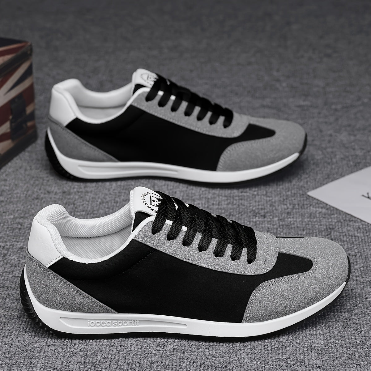 Men's Canvas Casual Shoes Breathable Anti-Odor Anti-Slip Low Top for Daily Outdoor Activities