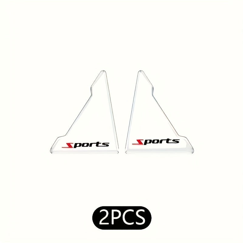 Set of 2 Car Door Corner Protectors Transparent Silicone Scratch Guards