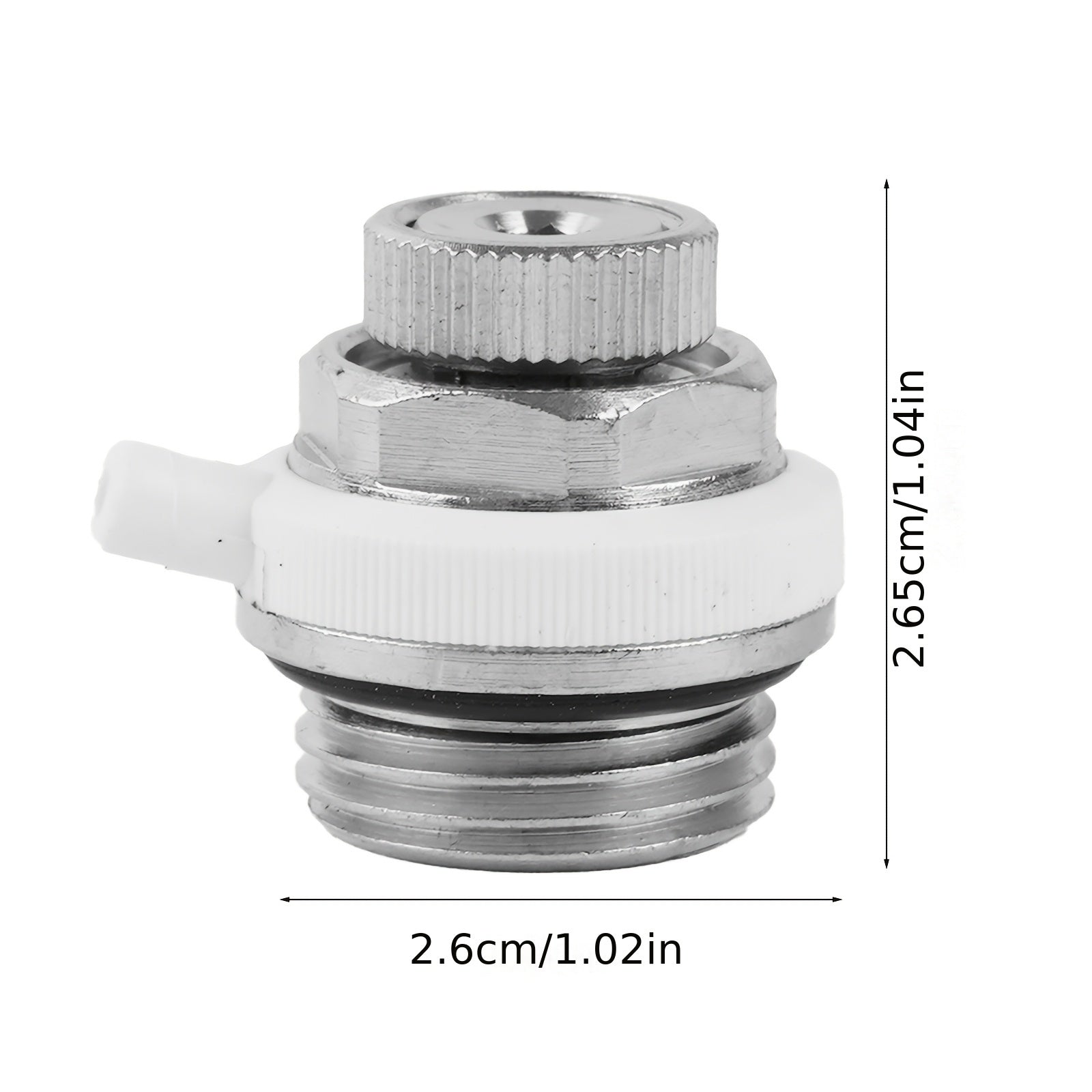 Wind Escape 4-Point Radiator Air Bleed Valve Metal Floor Heating Accessory