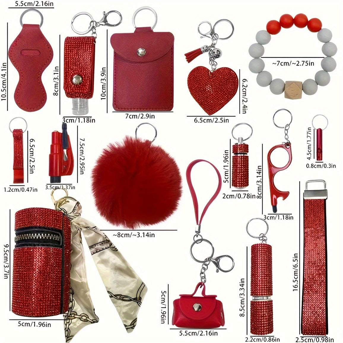 Women's Safety Kit with Personal Alarm and Protective Accessories