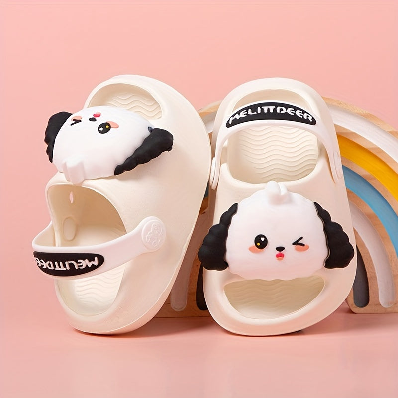 Kids' Cartoon Water Shoes for Boys and Girls Ages 3-6 Non-Slip EVA Beach Sandals